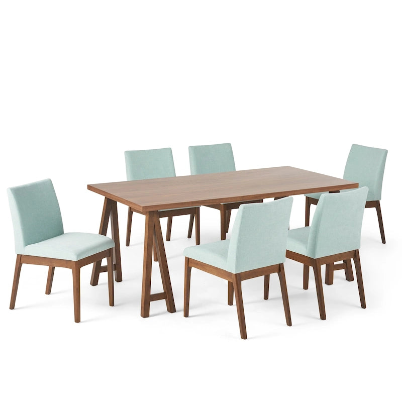 Mid-Century Modern 7 Piece Dining Set by