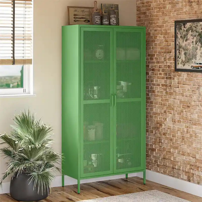 Channing Tall 2 Door Metal Storage Cabinet