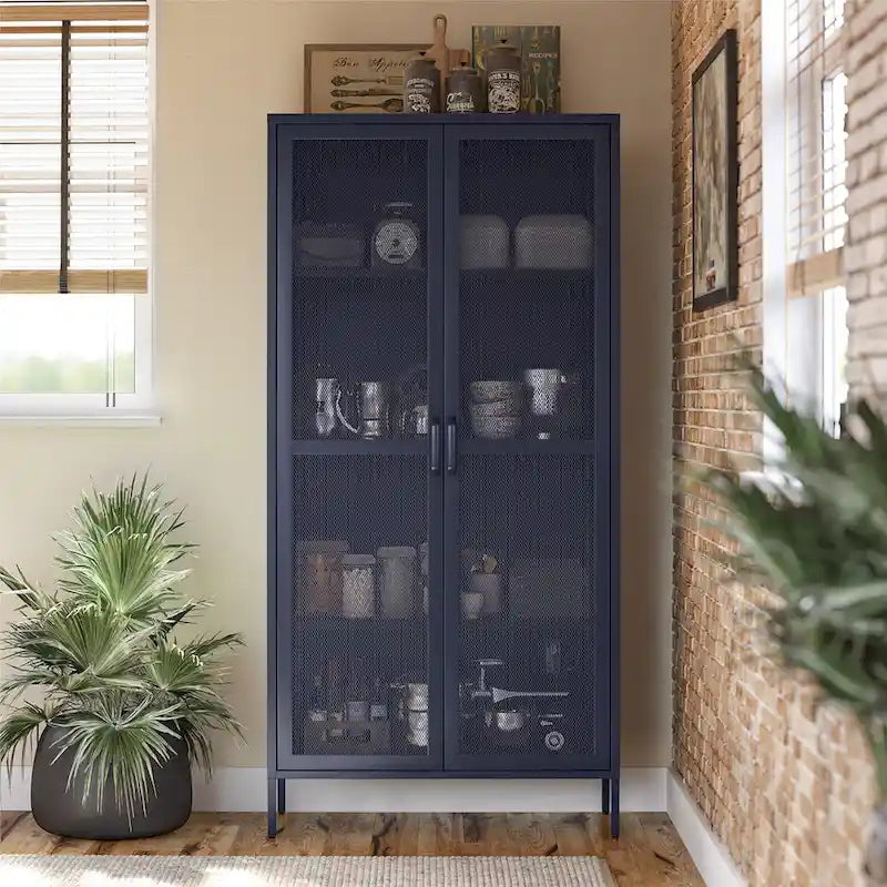 Channing Tall 2 Door Metal Storage Cabinet