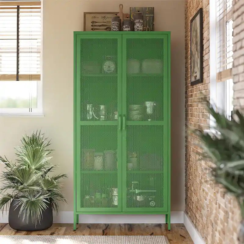 Channing Tall 2 Door Metal Storage Cabinet