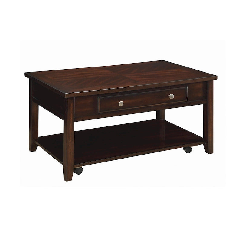 Rectangular Lift Top Coffee Table in Walnut