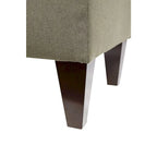 10 Button Tufted Long Storage Bench Ottoman