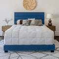  Napoli Upholstered Faux Leather Bed Frame with Headboard