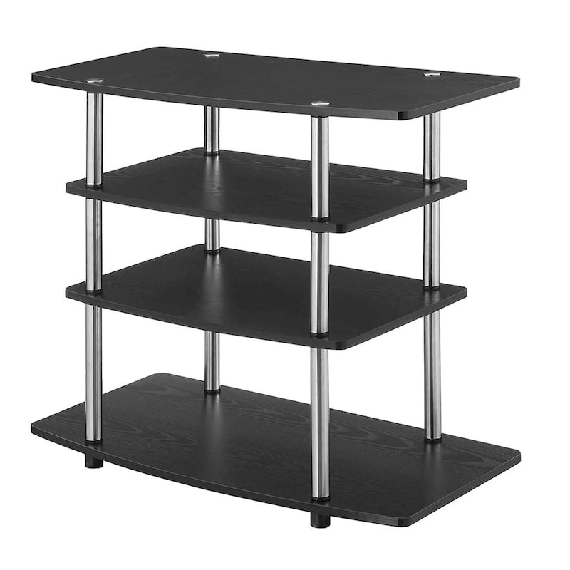 Designs2Go No Tools 4 Tier Highboy TV Stand