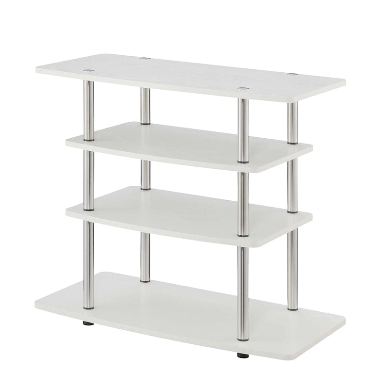 Designs2Go No Tools 4 Tier Highboy TV Stand