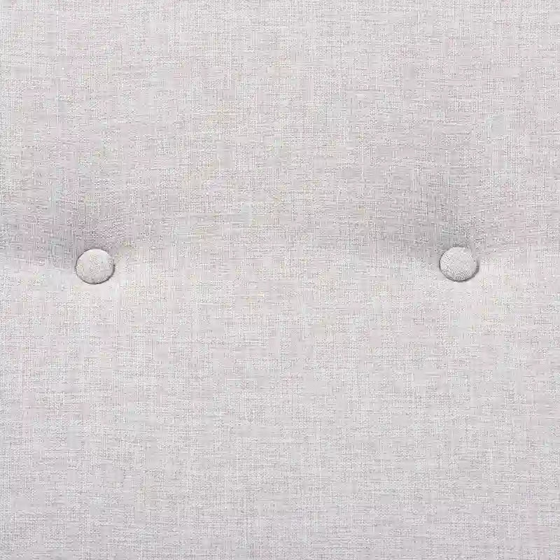 Mid-Century Modern Fabric Upholstered Walnut Finished Bench - 17.9 High x 48.8 Wide x 18.3 Deep