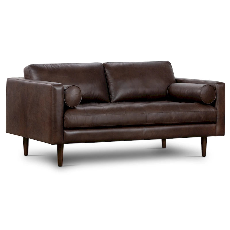 Napa 72 Apartment Sofa - Full Grain Genuine Italian Leather