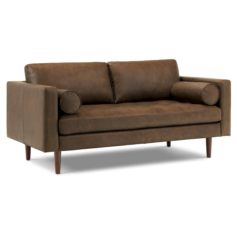 Napa 72 Apartment Sofa - Full Grain Genuine Italian Leather