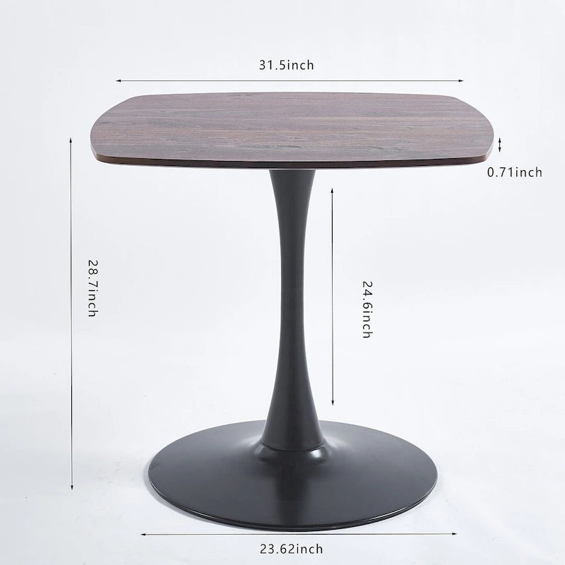 42.1\31.49 Mid-century Pedestal Leisure Coffee Table
