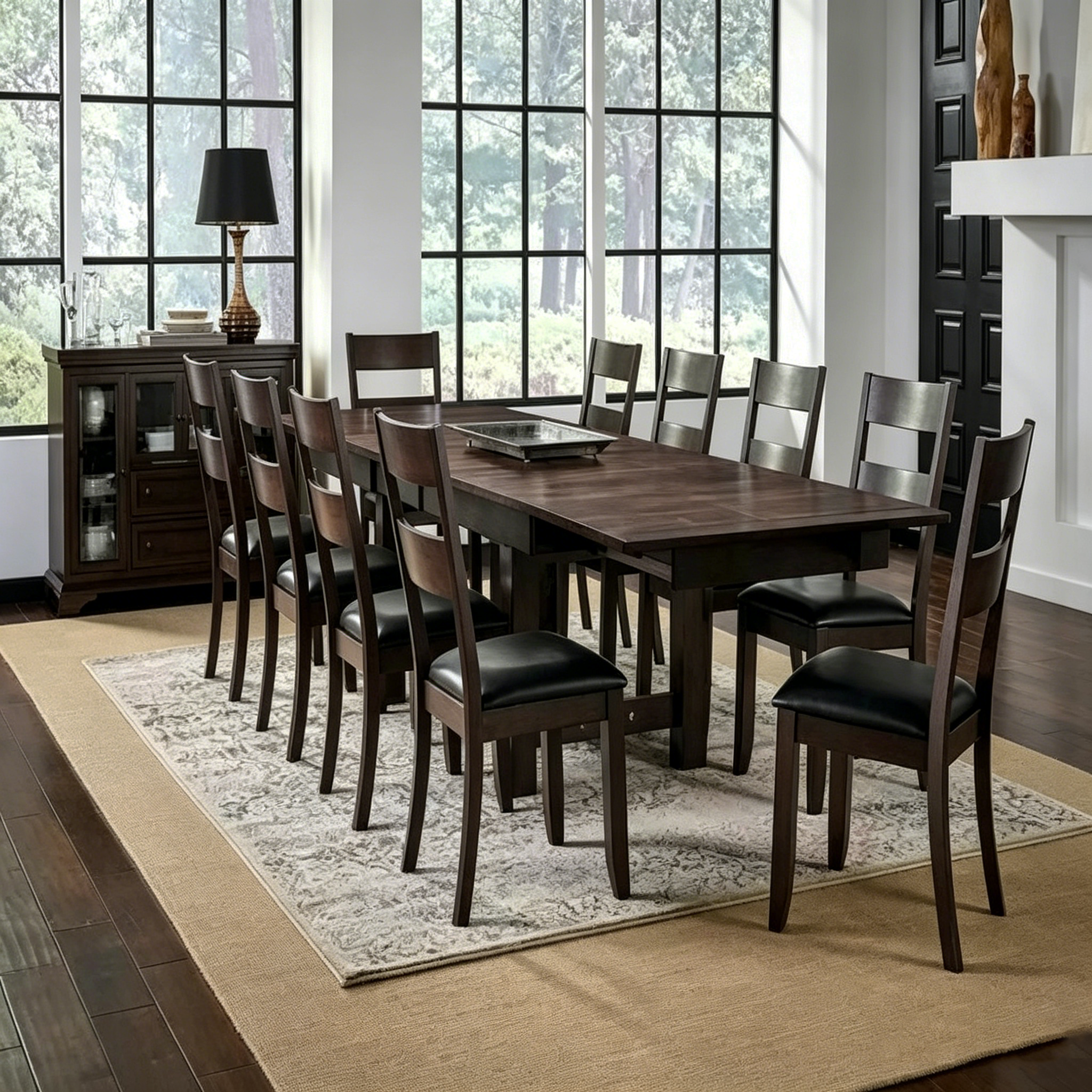 Solid Wood 11-piece Dining Collection